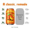 HALFDAY Prebiotic Peach Iced Tea - 12 Fl Oz Can (Pack of 12) - 3 of 4