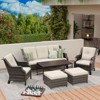 UPTIOT 6-Piece Outdoor Patio Conversation Set - 3 of 4