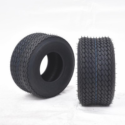 Golf Cart Tires,Lawn Mower Tractor Tires, Utility Turf Garden Golf Cart Replacement Tire, 4 PLY Tubeless, 950 lbs Capacity, 2PCS