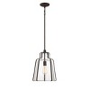 Haverford 1-Light Rustic Black Pendant Light - 4 of 4