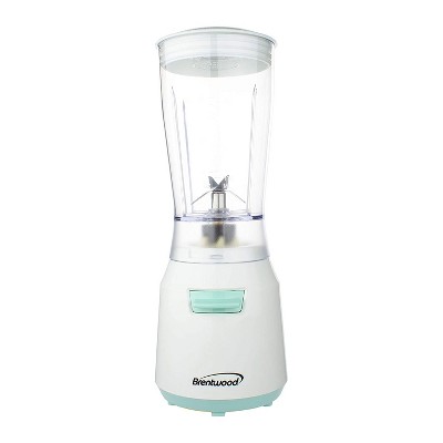 Brentwood JB-191BL 180 Watt 14 Ounce Electric Kitchen Blender with Jar and Stainless Steel Blades for Smoothies, Shakes, and More, Blue
