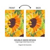 Evergreen Sunflowers in the Garden Burlap Garden Flag 12 x 18 Inches Indoor Outdoor Decor - 4 of 4