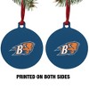 Bucknell Primary Logo Aluminum Holiday Christmas Tree Ornament - 2 of 4