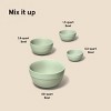 4pc Stoneware Mixing Bowl Set - Figmint™ - 4 of 4