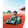 Kids Electric Go Kart,6V Ride On Car w/Parent Remote Control,Music & Stories - 3 of 4