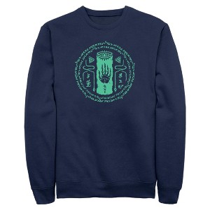 Mens Nintendo The Legend of Zelda: Tears of the Kingdom Glowing Shrine Rune Sweatshirt - 1 of 4