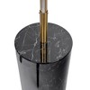 VYNXARIA 64"H Prism Brassed Gold LED Floor Lamp with On/Off Switch Faux Marble Base - 4 of 4