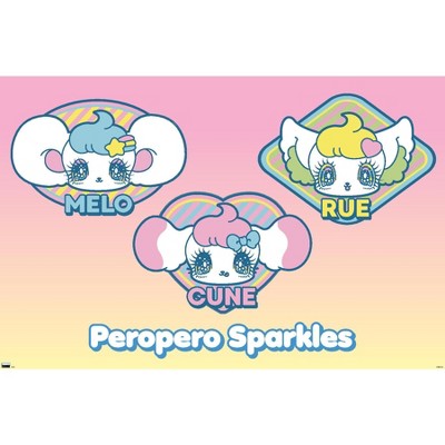 Trends International Peropero Sparkles - Faces Framed Wall Poster Prints