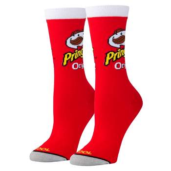 Cool Socks, Pringles Can, Funny Novelty Socks, Medium