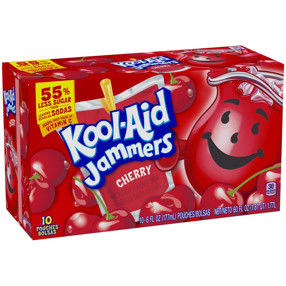 UPC 043000028261 product image for Kool-Aid Jammers Cherry Juice Drinks - 10pk/6 fl oz Pouches | upcitemdb.com