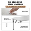 Commercial-Worktable Folding Workstation Stainless-Steel Heavy-Duty - 4 of 4