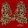 Men's Mickey & Friends Cheetah Print Minnie Mouse Bow T-Shirt - 2 of 4
