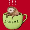 Men's Design By Humans Sloffee By SophieCorrigan T-Shirt - 2 of 4