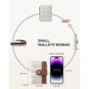 BEAFUP Small Wallet for Women,PU Leather RFID Blocking Card Holder Bifold Compact Wallets With Zipper Coin Pocket - 3 of 4
