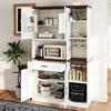 Gulches 71'' Farmhouse Kitchen Pantry Sideboard with Cabinet and Drawer, Multifunctional Buffet with Hutch and Glass Holder - 2 of 4