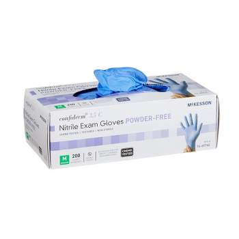 McKesson Confiderm 3.5C Disposable Nitrile Exam Glove Standard Cuff Length Size Medium