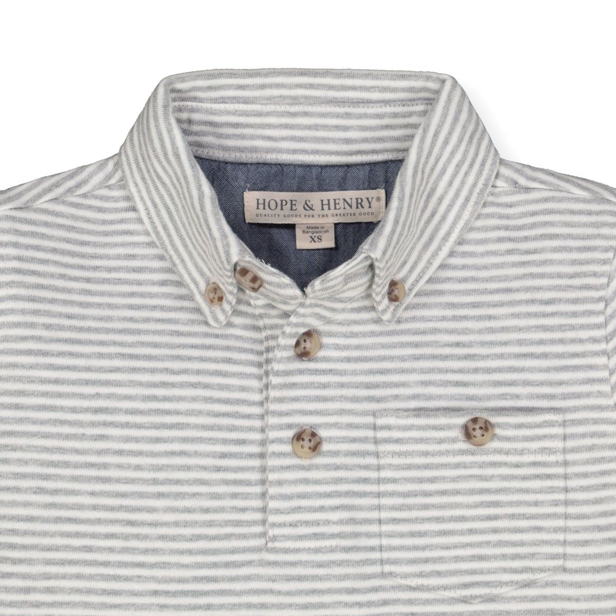 Hope & Henry Boys' Cotton Jersey Polo, Infant - thumbnail 2