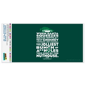 National Lampoons Christmas Vacation Jolliest Bunch Automotive Bumper Sticker - 1 of 4