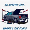 Go Sports! But Where's the Food? Adult Crew Neck Short Sleeve Tee - 2 of 2