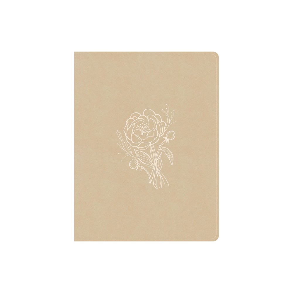 CSB Illustrator's Notetaking Bible, Large Print Edition, Cream Leathertouch - by Csb Bibles by Holman (Leather Bound)