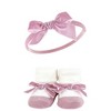 Hudson Baby Infant Girl Headband and Socks Giftset, Fall Botanical, One Size - 3 of 4