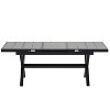 PAGED Patio Dining Set Contemporary Outdoor Dining Set with Rattan Chairs for Lawn, Balcony, Garden, Yard - 4 of 4