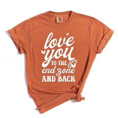 Simply Sage Market Women's To The End Zone and Back Garment Dyed Tee