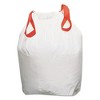 Draw 'n Tie Heavy-Duty Trash Bags, 13 gal, 0.9 mil, 24.5" x 27.38", White, 50 Bags/Roll, 4 Rolls/Box - 2 of 3