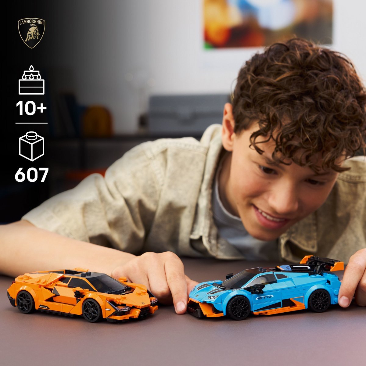 Детские конструкторы LEGO Speed Champions Lamborghini Revuelto & Huracán STO 77238 — фото 2