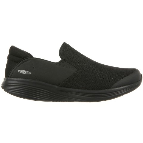 MBT Men's Modena II Black/Black Slip Ons,6