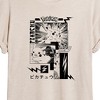 Women's - Pokémon - Pikachu Manga Oversized Graphic T-Shirt - 2 of 4