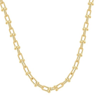 Pompeii3 14k Yellow Gold Women's 24" Chain Necklace 26 Grams 7.5mm Thick