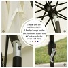 Aoodor 10 ft Patio Umbrella, Outdoor Table Umbrella, Market Umbrella with 3 Tier - 4 of 4