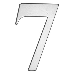 Unique Bargains Self-adhesive 304 Stainless Steel Metal Mailbox Decor House Number 1 Pc - 1 of 4