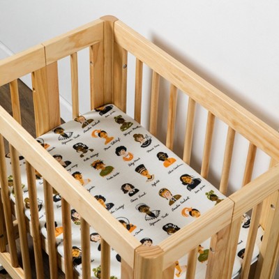 Women in History Organic Cotton Bassinet Sheet