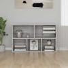 CLIHOME Freestanding Display Bookcase, Engineered Wood Kitchen Sideboard Book Cabinet - 2 of 4