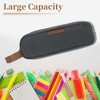 Unique Bargains Pencil Case Cotton Style with Large Capacity for Office Supplies 1 Pc - 3 of 4