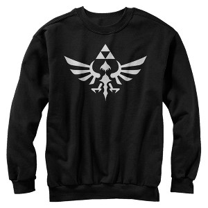 Men's Nintendo Legend of Zelda Triforce Sweatshirt - 1 of 3