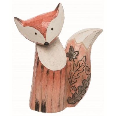 Transpac Resin Multicolor Harvest Elegant Fox Figurine