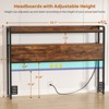 Aheaplus Storage Headboard, Head Board with Charge Station and LED Light - 2 of 4