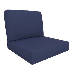 Covers&All Outdoor Seat / Back Cushions, Durable Cover Rite Fabric, 24 in L x 24 in W x 5 in Thick - 1 of 4