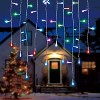 Home Heritage 7' Icicle Style Holiday Lights, App Controlled, 50 RGB LEDs 6 Pack - image 2 of 4