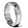 Pompeii3 6mm Wide Milgrain Edge Wedding Band 950 Platinum - 2 of 4