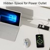 ORRD 40" Charging Station Desk with 2 Outlets & USB Ports, 2-Drawer Office Vanity Desk for Small Spaces, Bedroom or Dorm - 4 of 4