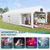 AMERLIFE Inflatable Nightclub Tent, Black Portable Gazebo with Dual Doors, Logo Panel - 3 of 4