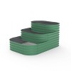 3-Tier Galvanized Raised Garden Bed, 60x42x30 Inches Open Base Outdoor Planter Kit for Plants Herbs and Vegetables for Patio Balcony Backyard, Beige - 2 of 4