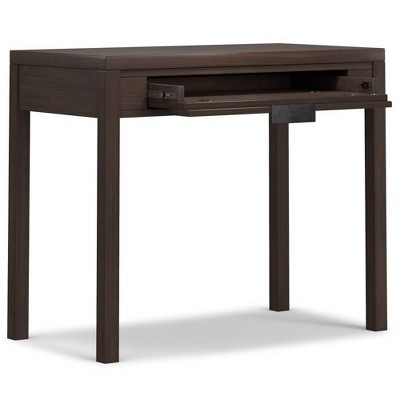 WyndenHall Fabian Small Desk Warm Walnut Brown