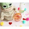 Silver Buffalo Star Wars: The Mandalorian The Child Teardrop Stemless Wine Glass | 20 Ounces - 4 of 4