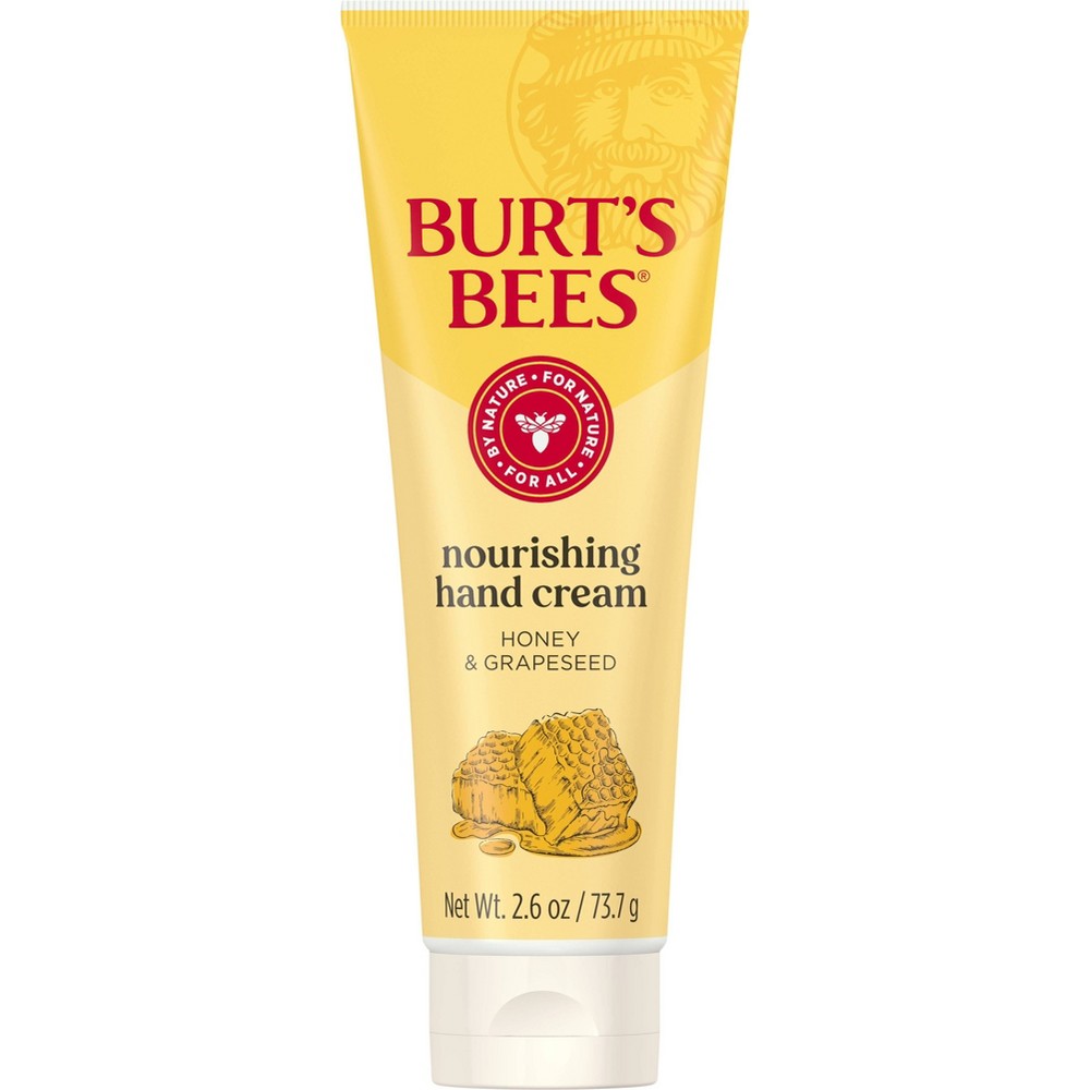 Photos - Cream / Lotion Burts Bees Burt's Bees Honey and Grapeseed Oil Hand Cream - 2.6oz 