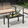 DSVIMOY 5-Piece Patio Seating Set, Conversation Set, Outdoor Furniture with 2 Single Sofas for Outdoor, Beige, 27.56"*27.56"*32.09" - 3 of 4